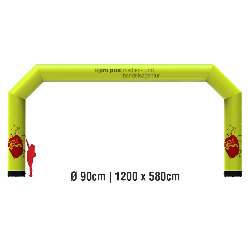 Inflat Arch 90, 1200x580cm